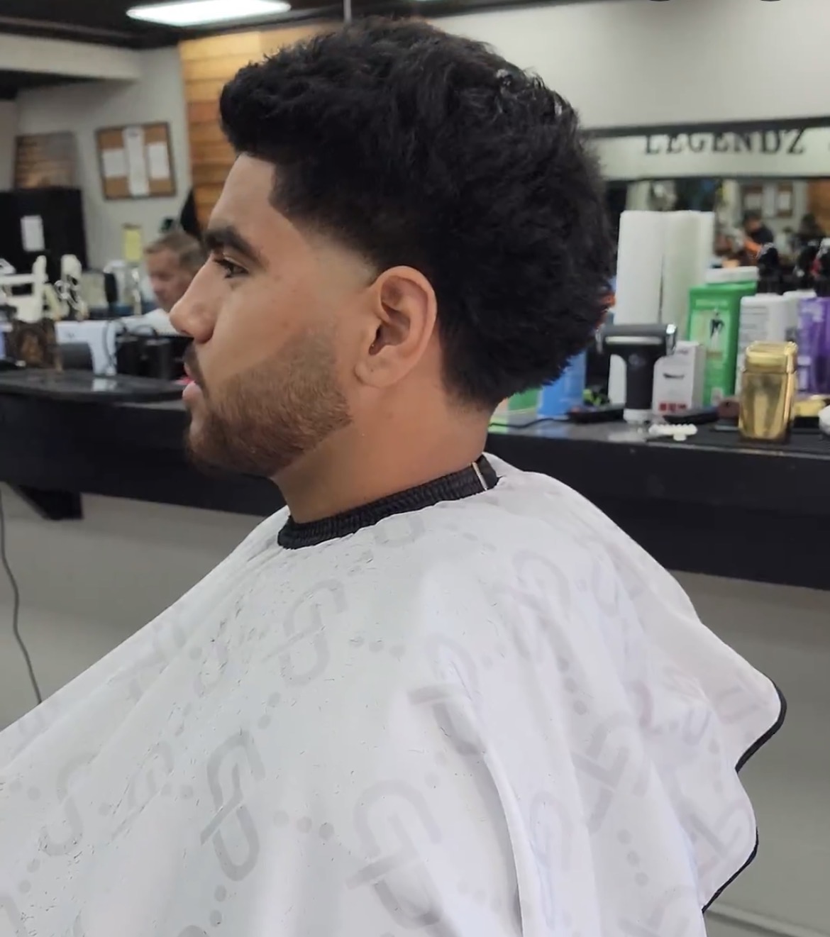 Fresh mullet fade